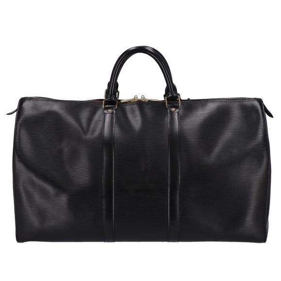 Louis Vuitton Handbags - Louis Vuitton Black Epi Bag 50 Leather Keepall